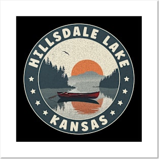 Hillsdale Lake Kansas Sunset Posters and Art